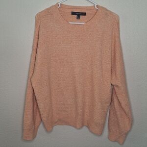 VERO MODA Soft Coral Crew Neck Knit Sweater Size L